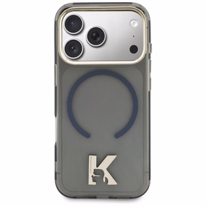 Karl Lagerfeld IML K Head Logo MagSafe чехол для iPhone 17 Pro чёрный
