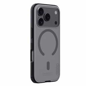 Nillkin Super Frosted Shield Pro Чехол совместимый с MagSafe для iPhone 17 Pro - прозрачный чёрный