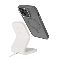 COLOR EDGE MAG COVER magnētiskais viedtālruņa apvalks, savietojams ar MagSafe, paredzēts IPHONE 16e (SE 4 2025), titāna pelēks