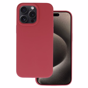 Silicone Lite viedtālruņa apvalks iPhone 17 Air bordo