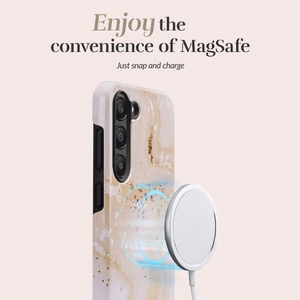 MIO Gold Marble Magsafe maciņš Samsung S24 FE 5G