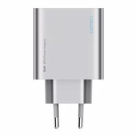 Cuktech 65W GaN sienas lādētājs 2xUSB-C 1xUSB-A pelēks