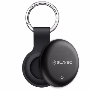 Melns Blavec BTG-02 Bluetooth priekšmetu izsekotājs ar atslēgu gredzenu Apple un Android ierīcēm (BTBTG02-B)