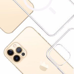 3mk caurspīdīgs magnētiskais viedtālruņa apvalks Apple iPhone 12 Pro Max