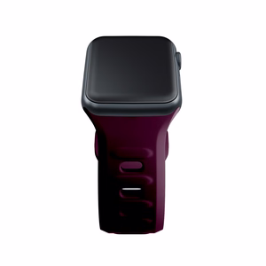 3mk silikona siksniņa Apple Watch, 38/40/41/42 mm, Mulberry, mazais izmērs