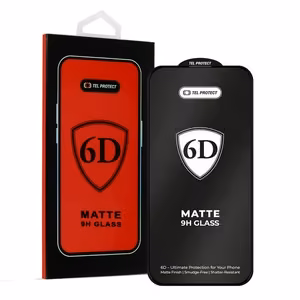 Tel Protect Pilna Līme 6D Matēts Rūdīts Aizsargstikls Iphone 11 Pro Max/XS Max Melns