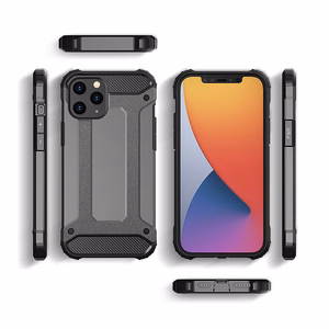 Bruņu oglekļa apvalks Huawei P40 Pro melns