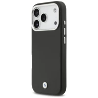 BMW Sign pilnībā pārklājošs metāla magnētiskais viedtālruņa apvalks iPhone 17 Pro - melns