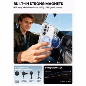 Supcase Cosmo Mag MagSafe Maciņš for Samsung Galaxy S26 Ultra - balts