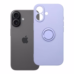 SILIKONA GREDZENS viedtālruņa apvalks IPHONE 17 violets