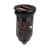 Wozinsky 65W automašīnas lādētājs USB-C PD 65W / USB-A 45W QC 3.0 - melns