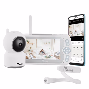Momini BlissEye mazuļa monitors ar 5 collu 1080P FULL HD ekrānu