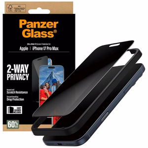 PanzerGlass Ultra-Wide Fit EasyAligner privātuma stikls iPhone 17 Pro Max