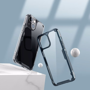 Nillkin Nature Pro viedtālruņa apvalks iPhone 14 Plus, bruņu vāciņš, zils