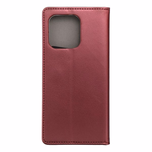 SMART MAGNETO grāmatas tipa viedtālruņa apvalks MOTOROLA EDGE 60 FUSION, bordo krāsas
