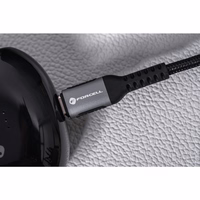 Kabelis FORCELL F-ENERGY C256 USB A uz Type C QC4.0 3A 66W Cafule 3 m melns