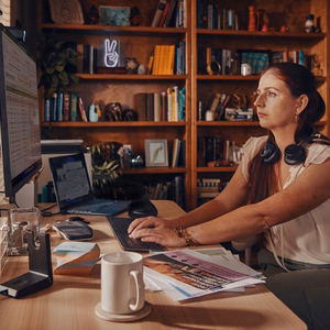 HP Poly Voyager Focus 2-M USB-C-C austiņas USB-C/A adapteris uzlādes statīvs