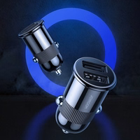 Auto lādētājs Joyroom "C-A06" Balts (2x USB / 3.1A)