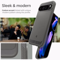 Spigen Rugged Armor viedtālruņa apvalks Google Pixel 9 Pro XL - pelēks