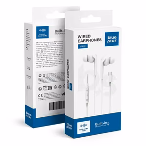 Blue Star M15C USB-C (DAC) vadu austiņas, 1,2 m, baltas