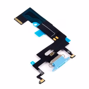 Flex priekš iPhone XR priekš charging connector ar microphone Zils ORG