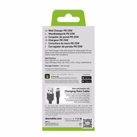 SBS TETR1CPD25 25W USB-C sienas lādētājs ar Power Delivery - melns