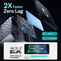 Bezvadu CarPlay/Android Auto adapteris Ottocast Mini Cube melns