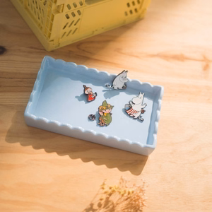 Moomins 4 piespraužu komplekts apģērbam vai mugursomai