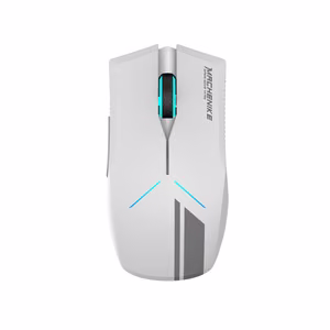 Беспроводная игровая мышь Machenike M721, 10000 DPI, с RGB-подсветкой, белая