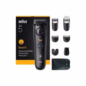 Braun Beard Trimmer Series 5 BT5560 – cordless beard trimmer, 40 length settings