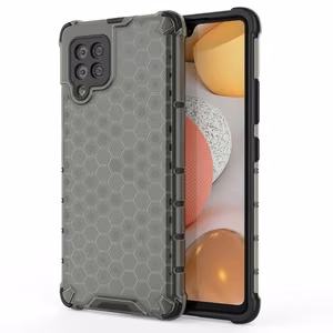 Honeycomb Case броневой чехол с TPU бампером для Samsung Galaxy A42 5G чёрный