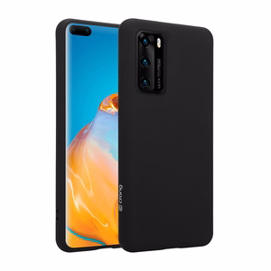 Crong Color Cover vāciņš ierīcei Huawei P40, melns