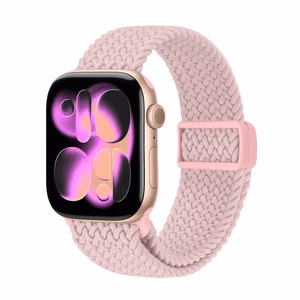 Crong Wave Band pīta Apple Watch siksniņa, 38/40/41/42 mm, rozā