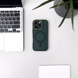 Wozinsky modes viedtālruņa apvalks ar MagSafe Samsung Galaxy S24 FE – zaļš