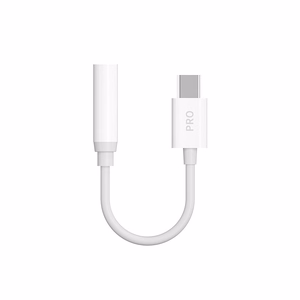Dudao audio adapteris austiņām no USB Type C uz mini jack 3.5 mm balts (L16CPro white)