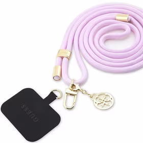 Guess GUOUCNMG4EU Universal CBDY Cord siksniņa ceriņu/lila Nylon 4G Metal Charm