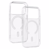 Iphone 17 Pro Max - akriliskais magnētiskais viedtālruņa apvalks telefonam - caurspīdīgs