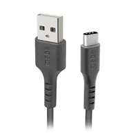 SBS TECABLEMICROC15K USB-A - USB-C kabelis 1,5 m - melns