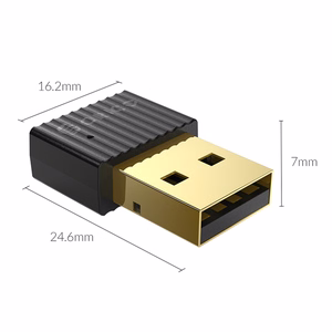 Orico BTA-508 Bluetooth 5.0 USB-A adapteris - melns