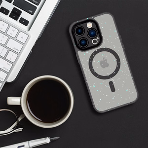 Tel Protect magnētiskais Splash matētais viedtālruņa apvalks Iphone 15, melns