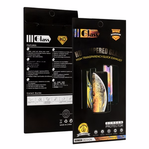 Rūdīts stikls HARD 2.5D priekš IPHONE 16 PRO/17/17 PRO (stiprāka līme 380µ)