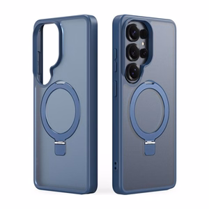 Futrālis Dux Ducis Yind Magnetic Stand Samsung S948 S26 Ultra tumši zils