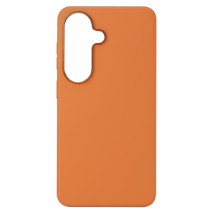 Liavec Silky maciņš ar metāla kameras rāmi priekš Samsung Galaxy S26 Plus oranžs