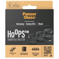 PanzerGlass Hoops kameras aizsardzība Samsung Galaxy S24+ - ar melnu rāmi