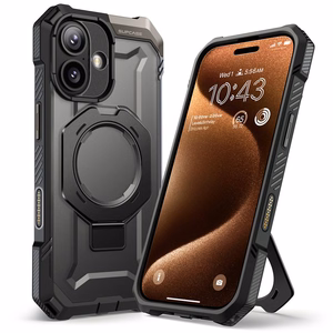 Supcase UB Grip Mag Magnētiskais viedtālruņa apvalks iPhone 17 - melns