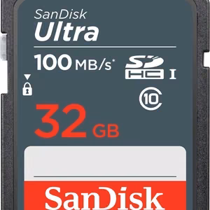 SanDisk atmiņas karte 32GB SDHC Ultra 100 MB/s