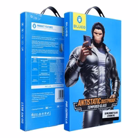 5D Mr. Monkey stikls - Samsung Galaxy A53 5G melns (Strong Lite)