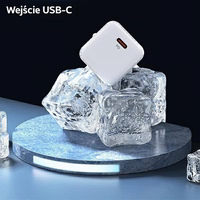 USAMS Tīkla lādētājs 1xUSB-C T45 30W PD3.0 Fast Charging +kabelis U63 USB-C/Lightning balts UXTZH02 (USAMS-UX)