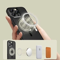 Tech-Protect MagEdge Magnētiskais viedtālruņa apvalks iPhone 16 Pro - daļēji caurspīdīgs