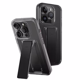 Uniq viedtālruņa apvalks Heldro Mount ar statīvu iPhone 15 Pro Max 6.7" dūmakains